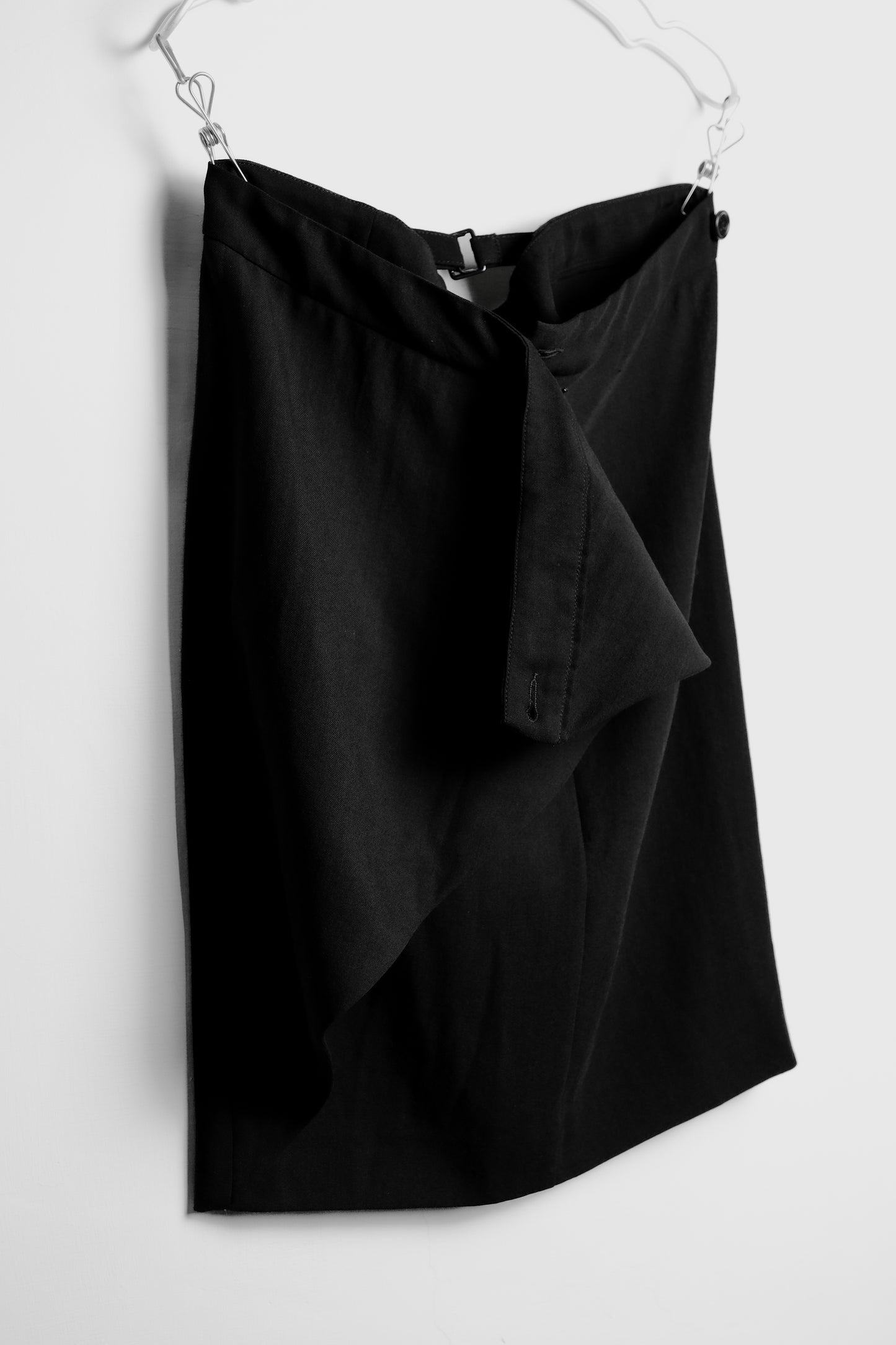 Ann Demuelemeester S/S2013本人期 - Wool Draped Skirt
