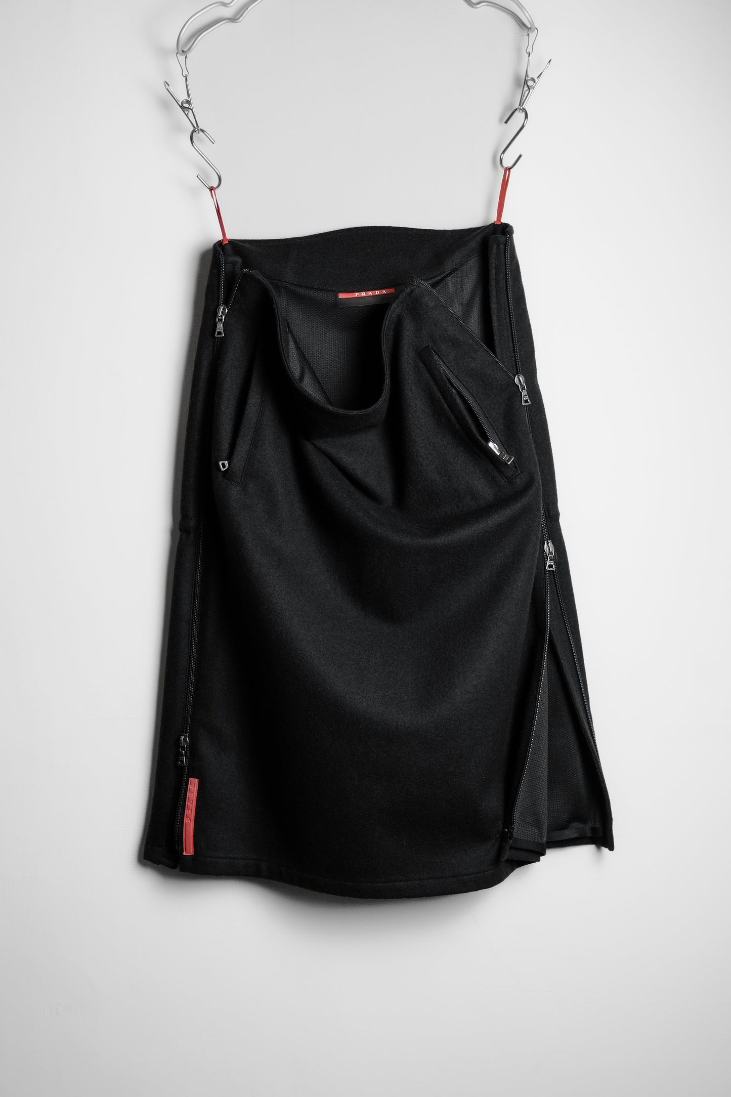 Prada Sport (Linea Rossa) F/W1999 - Wool Zip Skirt