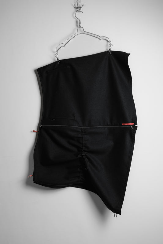 Prada Sport (Linea Rossa) F/W1999 - Wool Zip Skirt