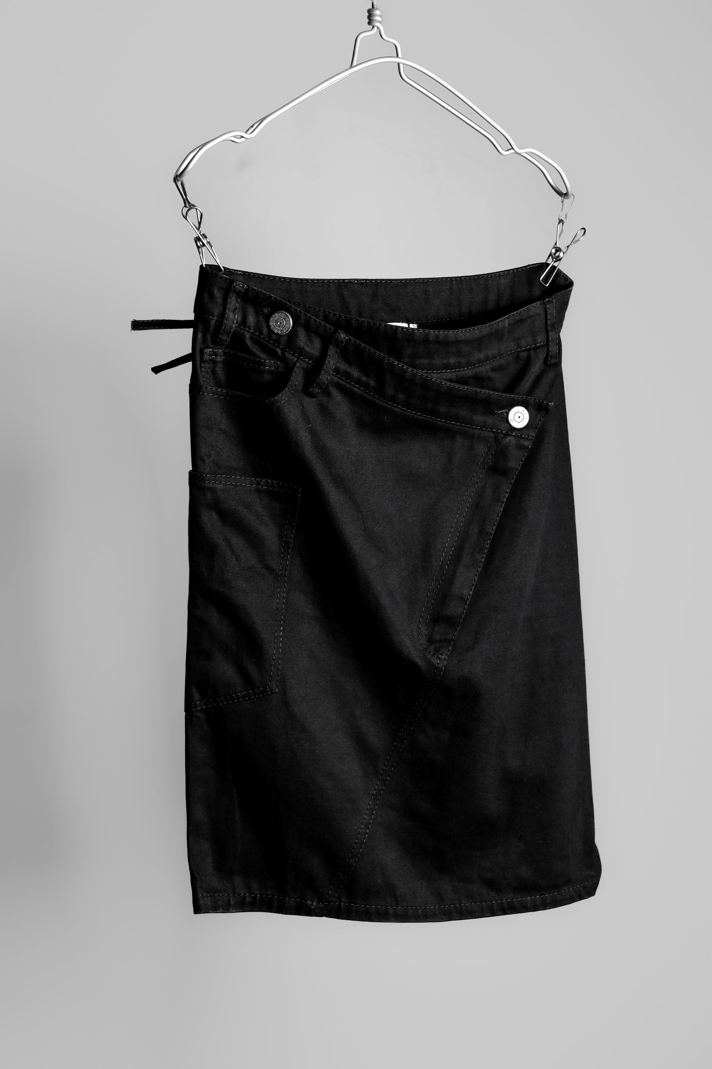 BARBARA í GONGINI 2010s - Denim Layered Skirt