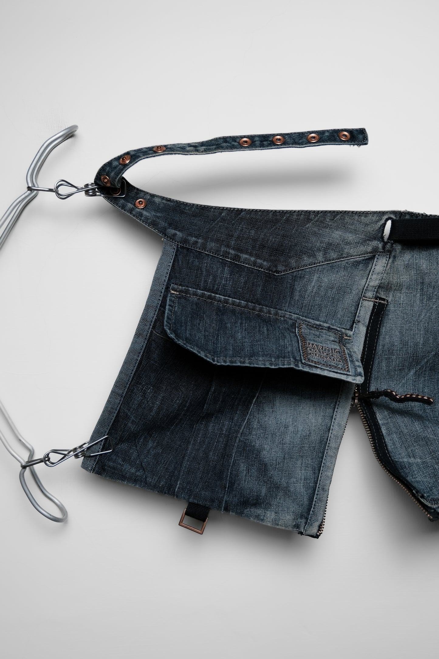 Marithé + François Girbaud 2000s - Denim Wrap Skirt