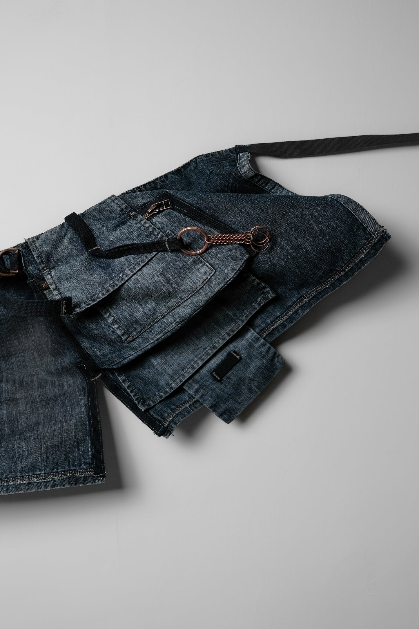 Marithé + François Girbaud 2000s - Denim Wrap Skirt