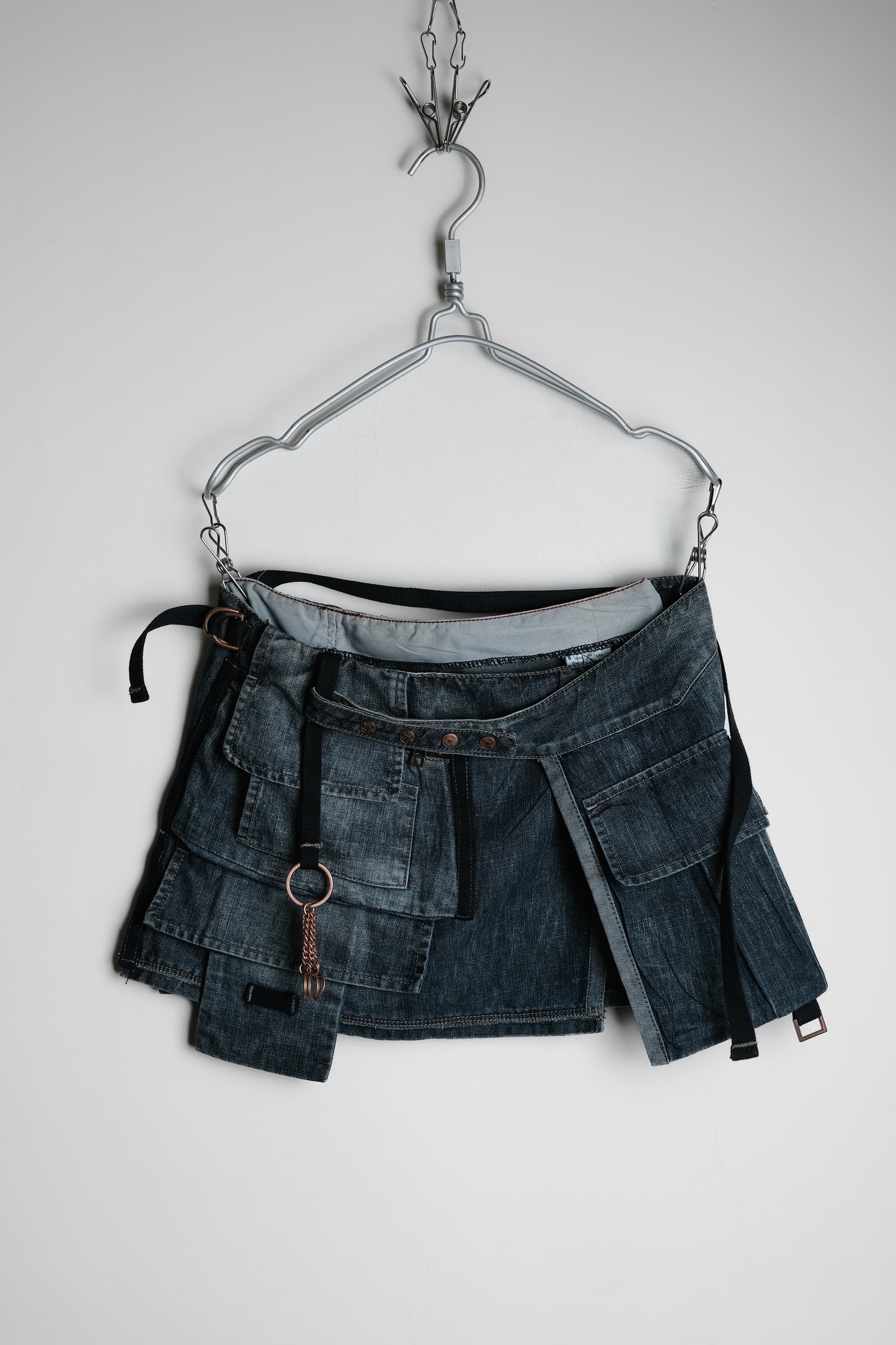 Marithé + François Girbaud 2000s - Denim Wrap Skirt