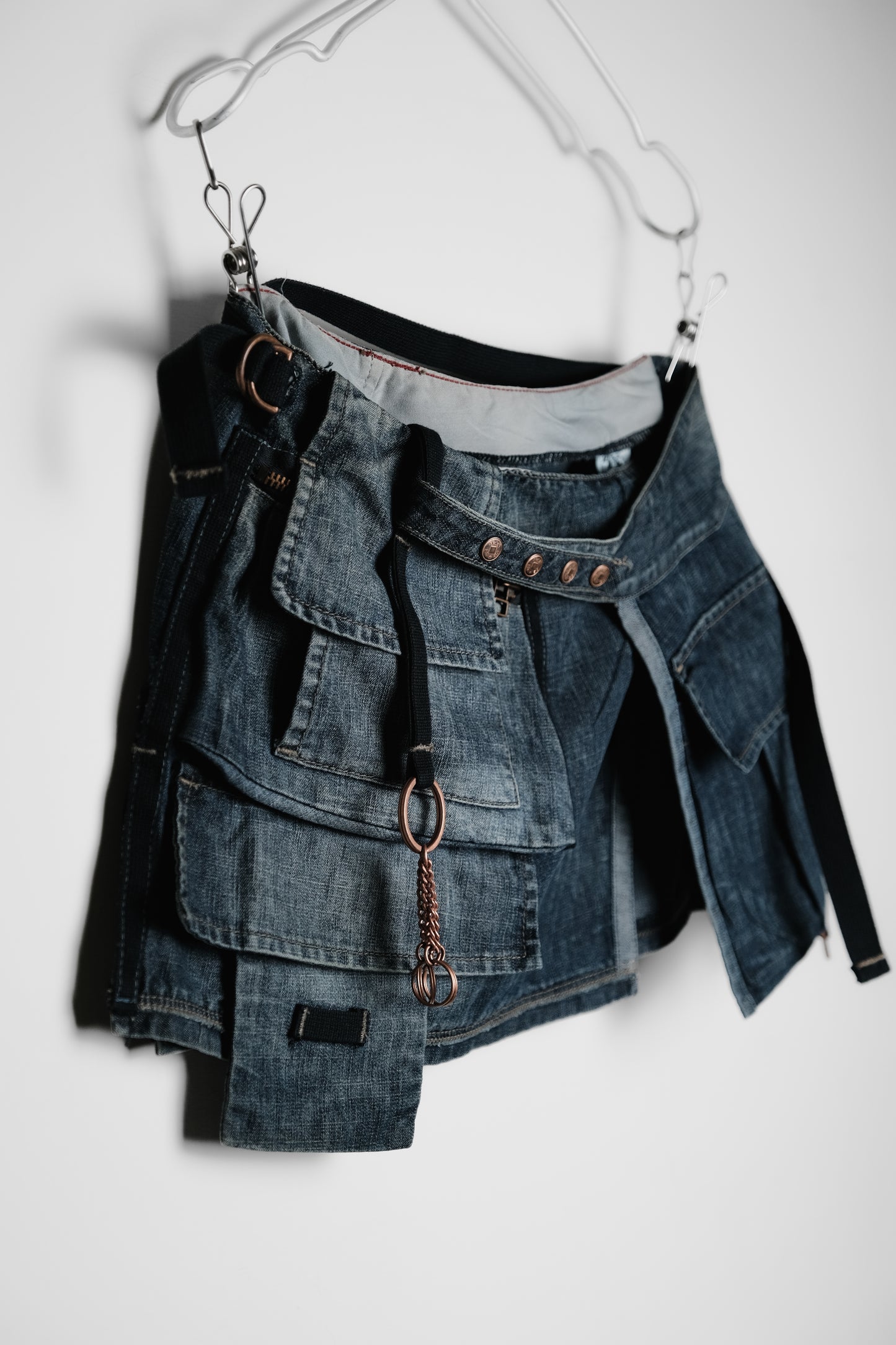 Marithé + François Girbaud 2000s - Denim Wrap Skirt