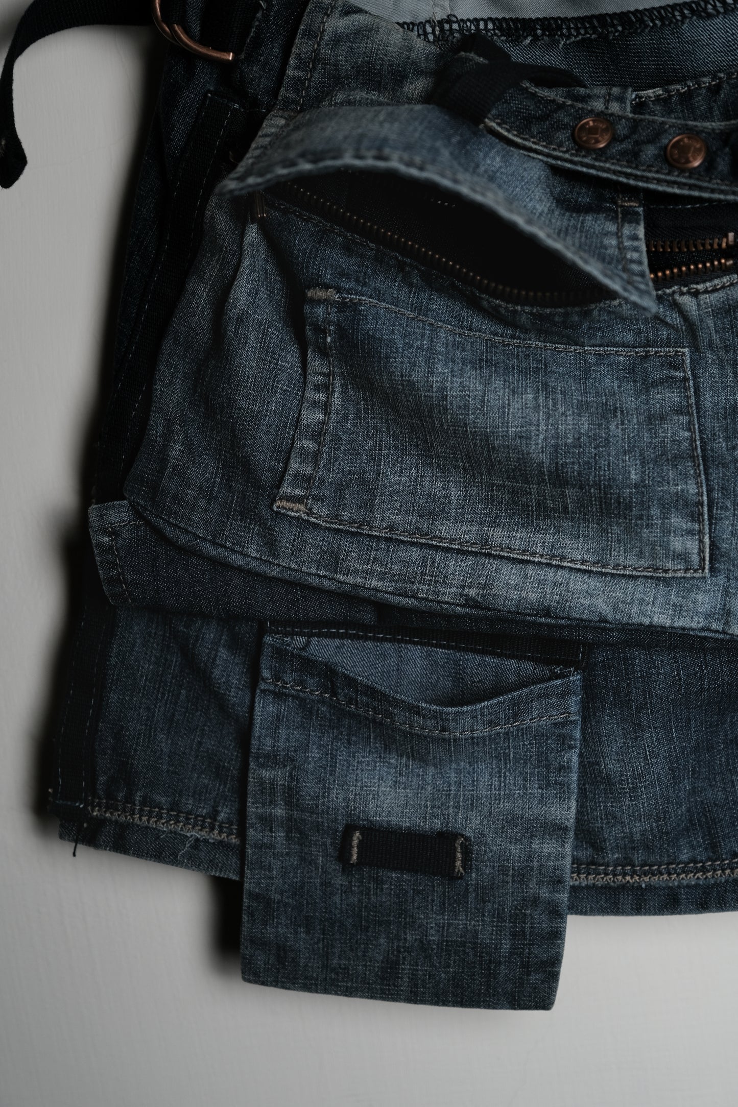 Marithé + François Girbaud 2000s - Denim Wrap Skirt