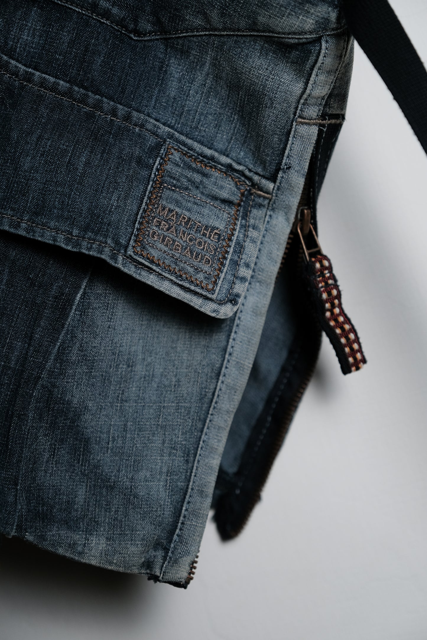 Marithé + François Girbaud 2000s - Denim Wrap Skirt