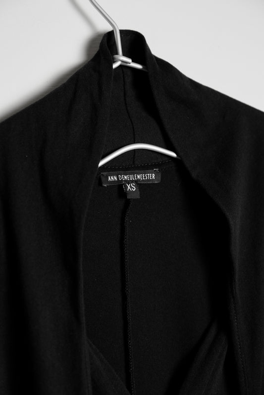 Ann Demuelemeester 2000s - Button Front Jersey Cardigan