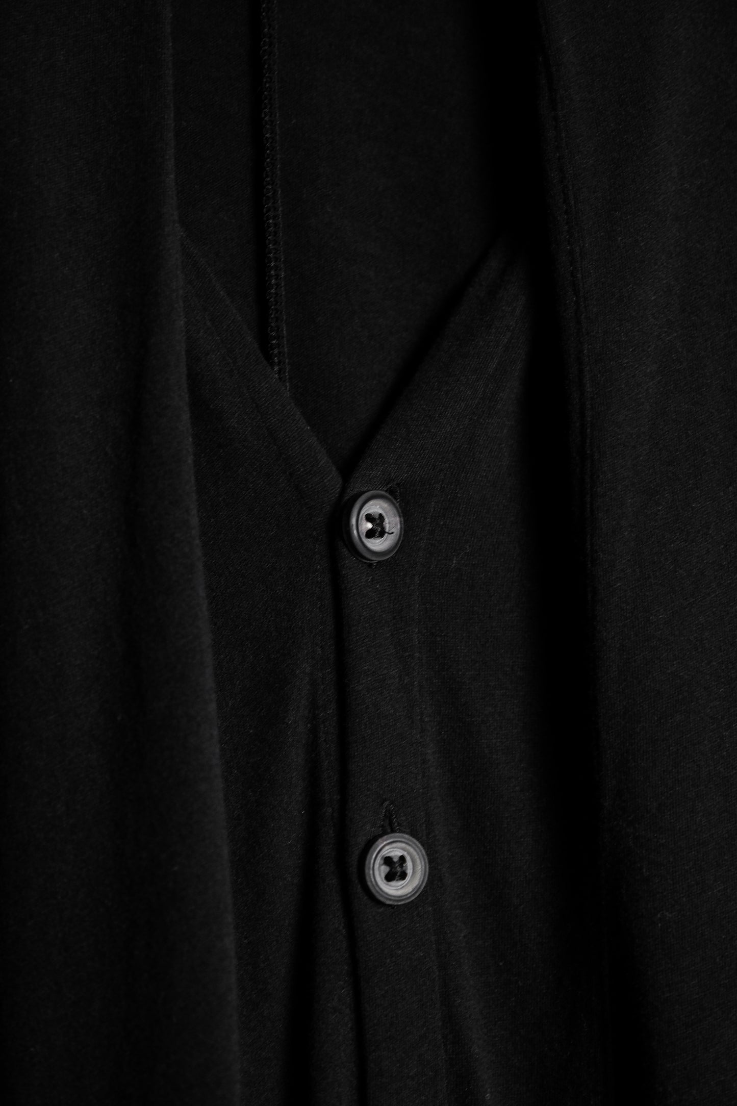 Ann Demuelemeester 2000s - Button Front Jersey Cardigan