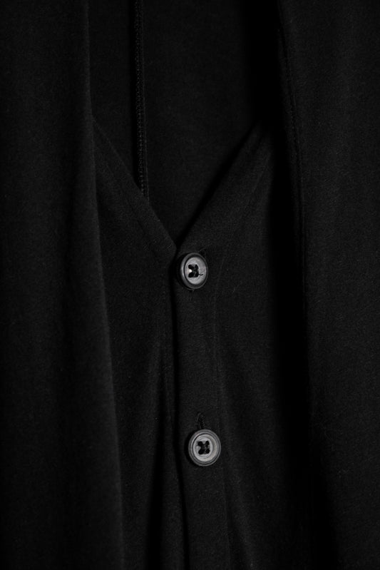 Ann Demuelemeester 2000s - Button Front Jersey Cardigan