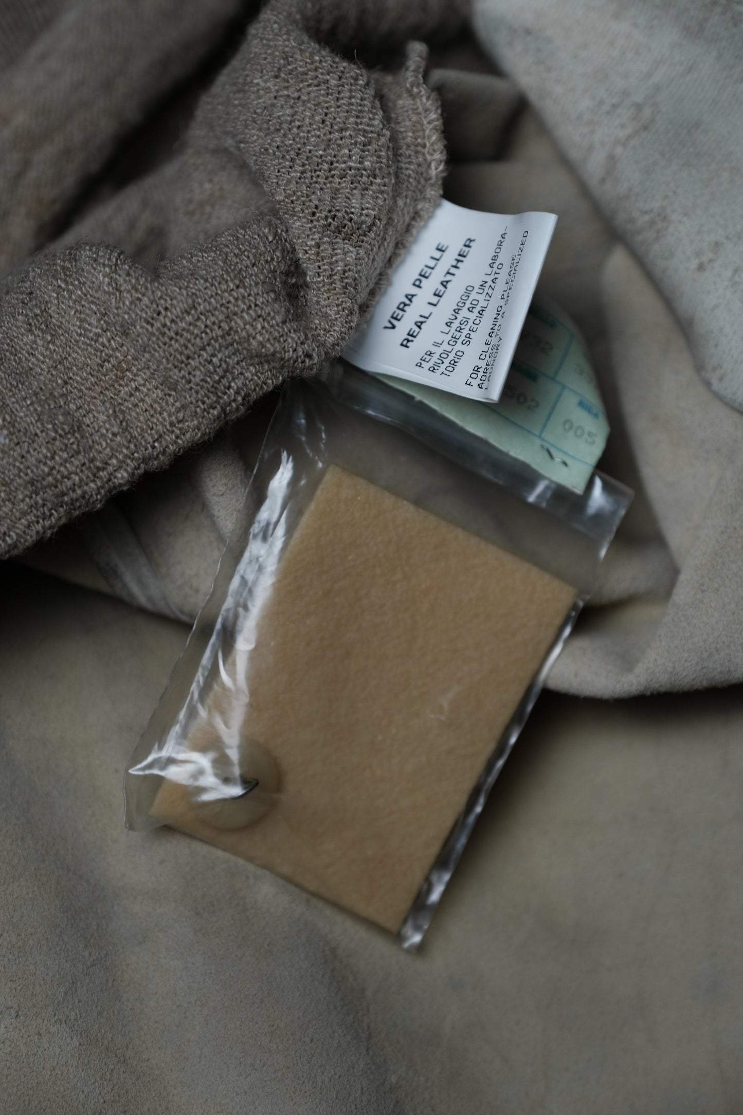 Dolce & Gabbana 1990s - Leather / Knit Hybrid Jacket