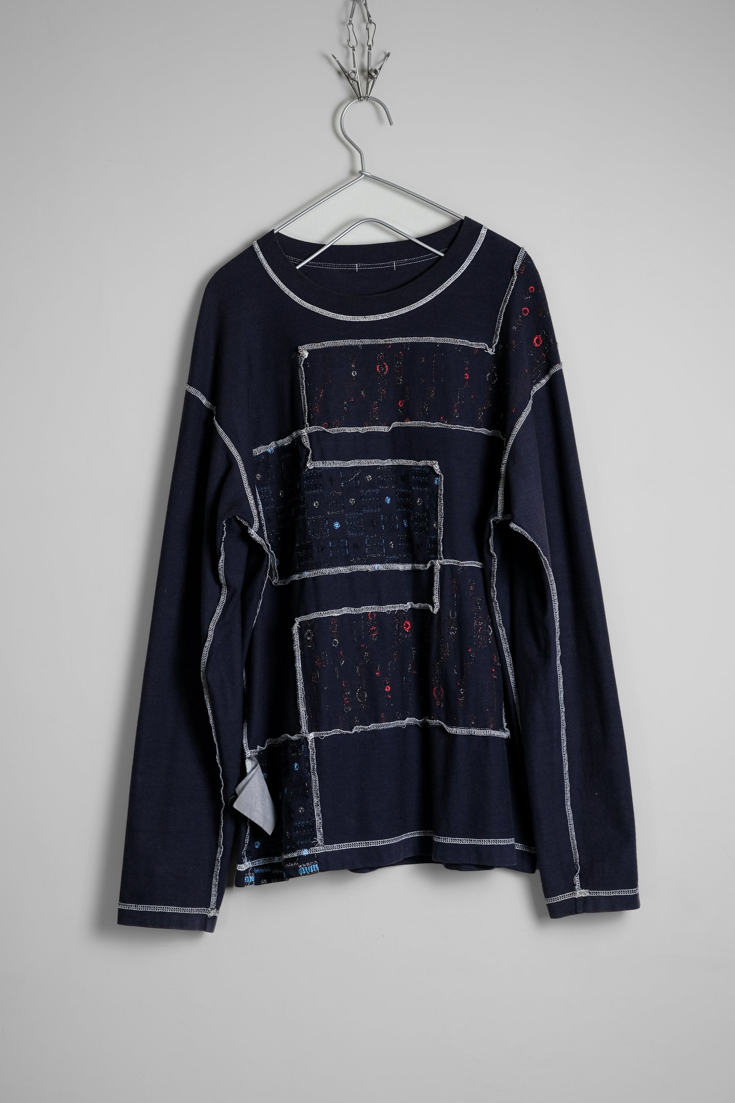COMME des GARÇONS HOMME A/W2002 田中啓一時期 - Embroidered L/S Top