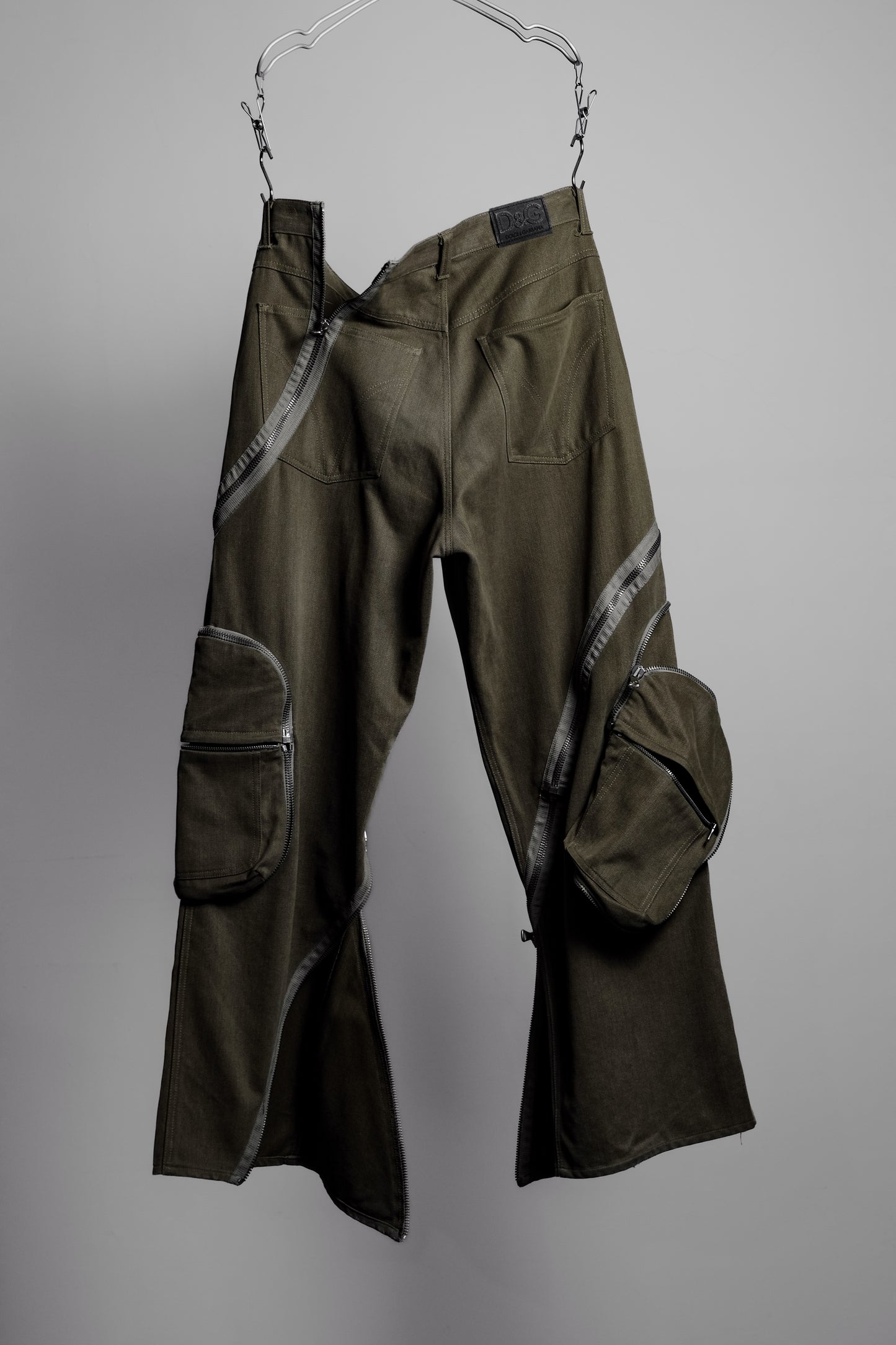 Dolce & Gabbana A/W2003 - Tornado Zip Cargo Pants