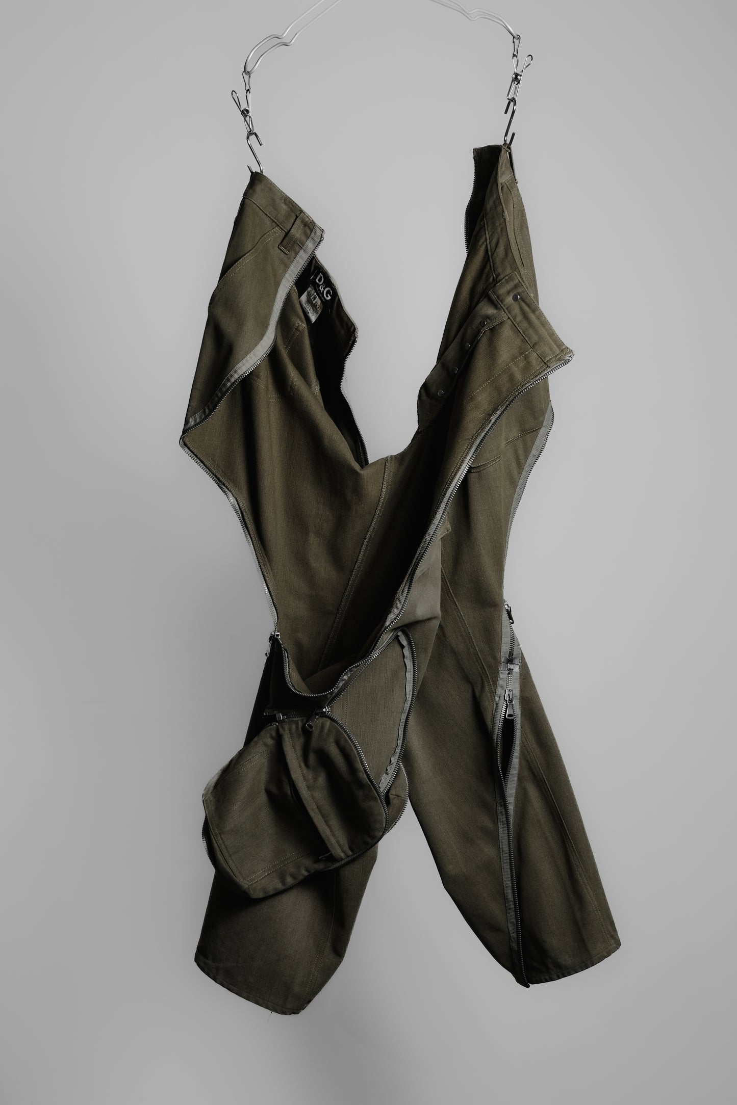 Dolce & Gabbana A/W2003 - Tornado Zip Cargo Pants