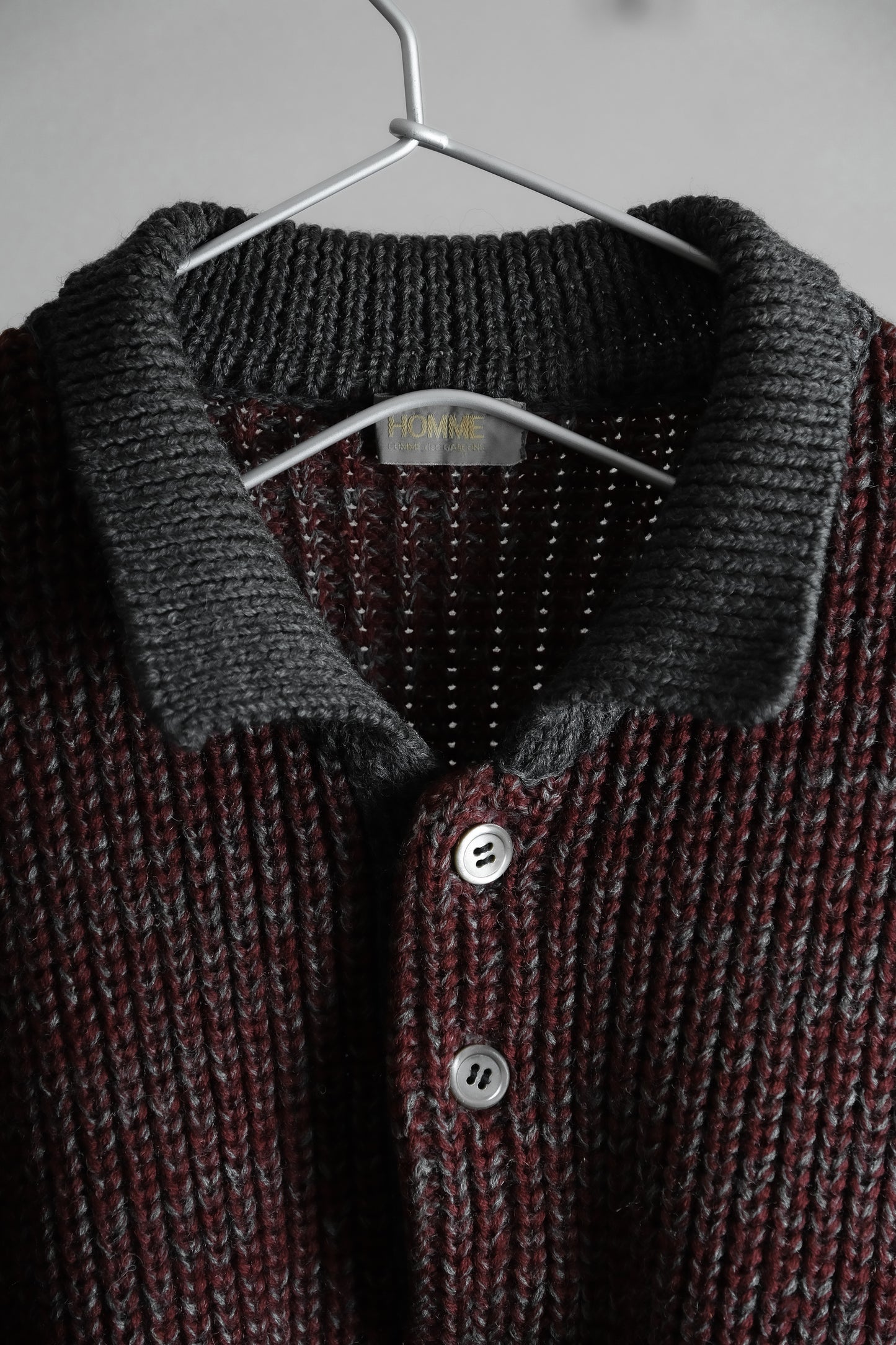 HOMME COMME des GARÇONS 1978-1983 - Wool Polo Sweater