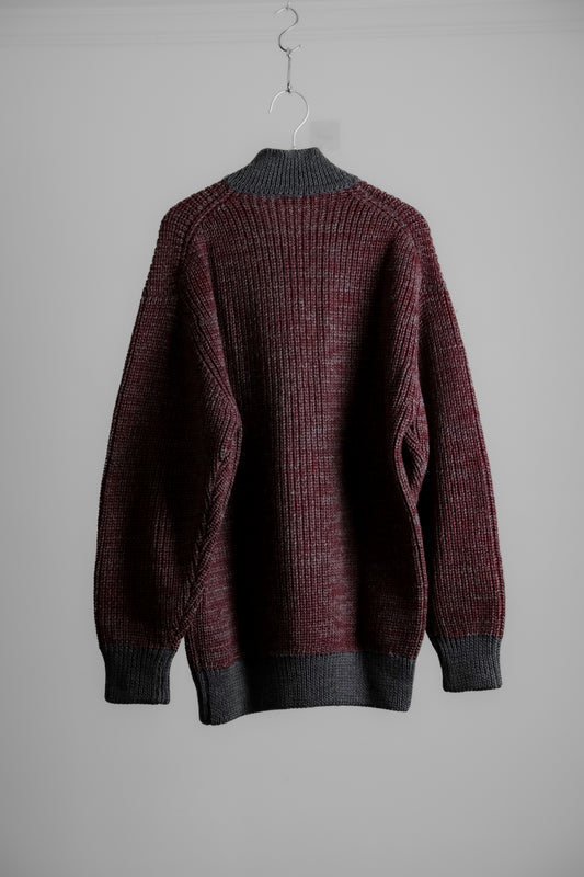 HOMME COMME des GARÇONS 1978-1983 - Wool Polo Sweater