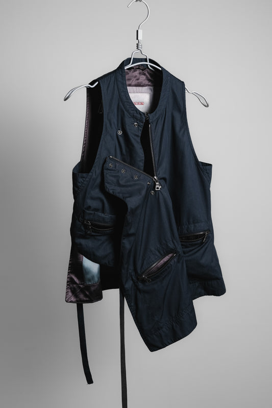 Prada Sport (Linea Rossa) 2000s - riri-zip Nylon Pullover Vest