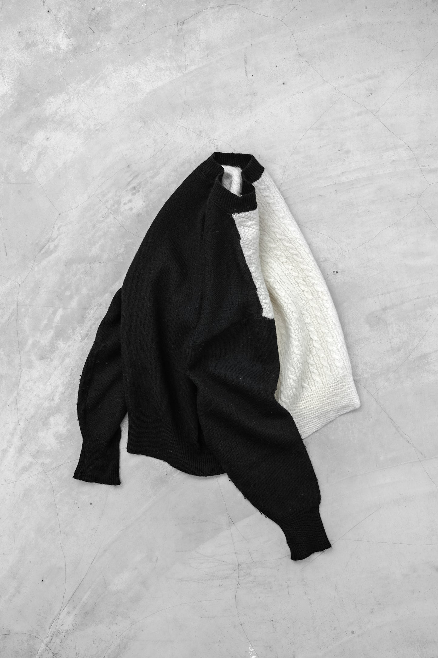 COMME des GARÇONS HOMME AD1995 by Keiichi Tanaka - Cable Knit Sweater