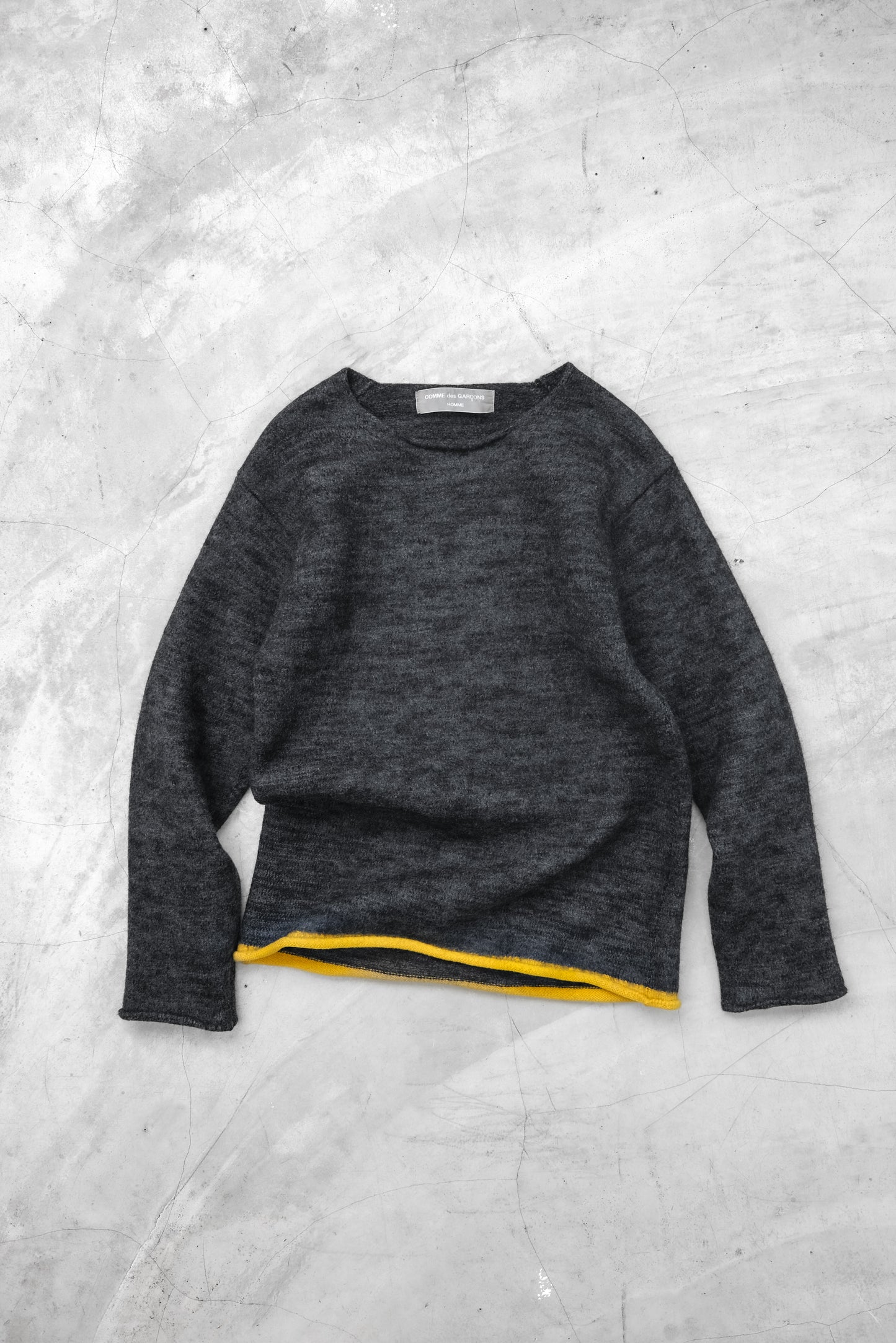COMME des GARÇONS HOMME AD1999 by Keiichi Tanaka - Boiled Wool Sweater
