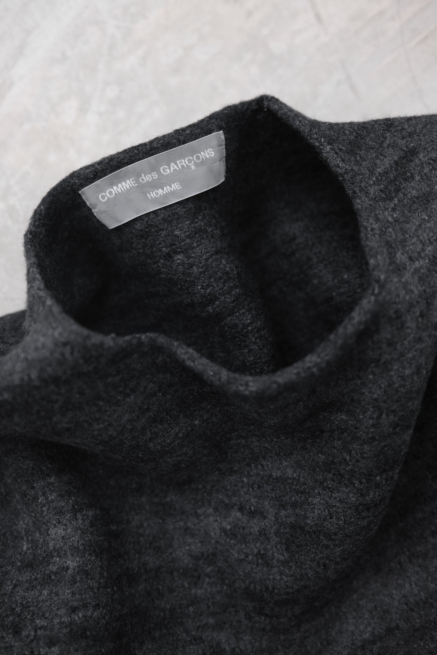 COMME des GARÇONS HOMME AD1999 by Keiichi Tanaka - Boiled Wool Sweater