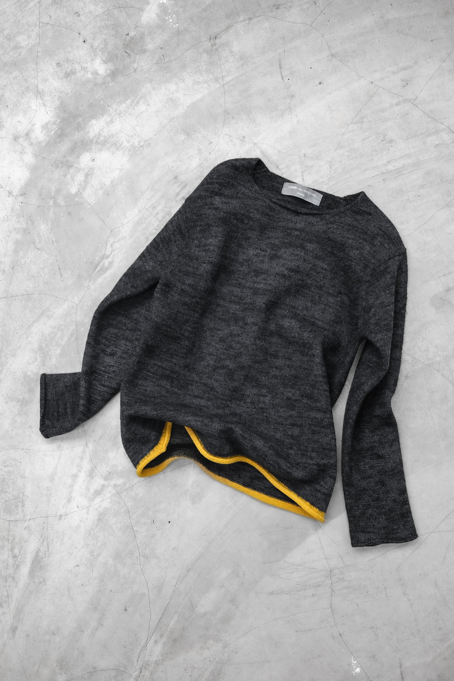 COMME des GARÇONS HOMME AD1999 by Keiichi Tanaka - Boiled Wool Sweater
