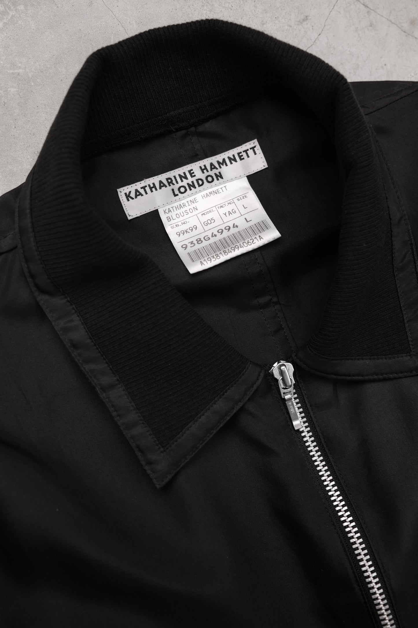 Katharine Hamnett 2000s - Detachable Zip Silk Jacket