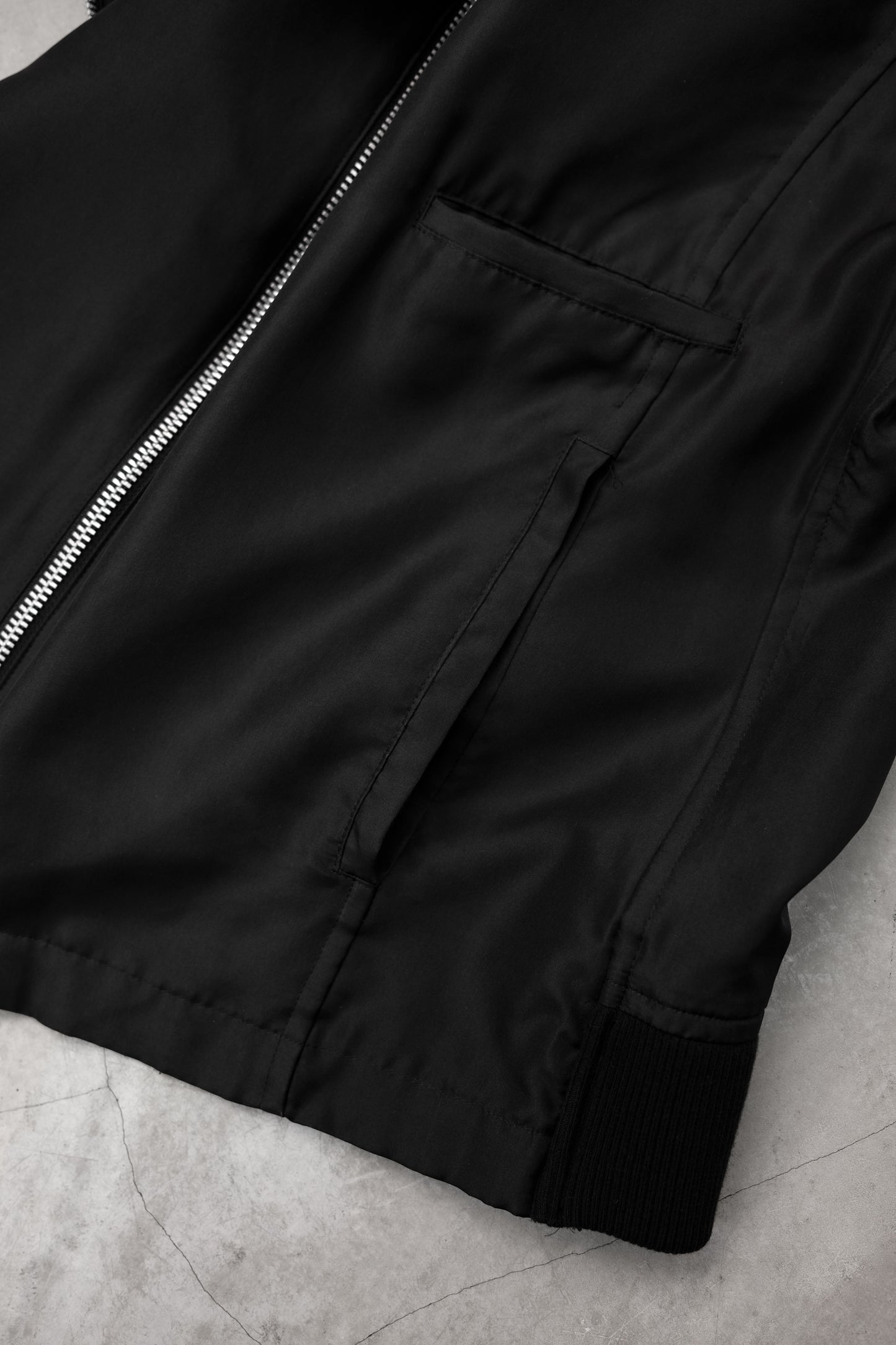 Katharine Hamnett 2000s - Detachable Zip Silk Jacket