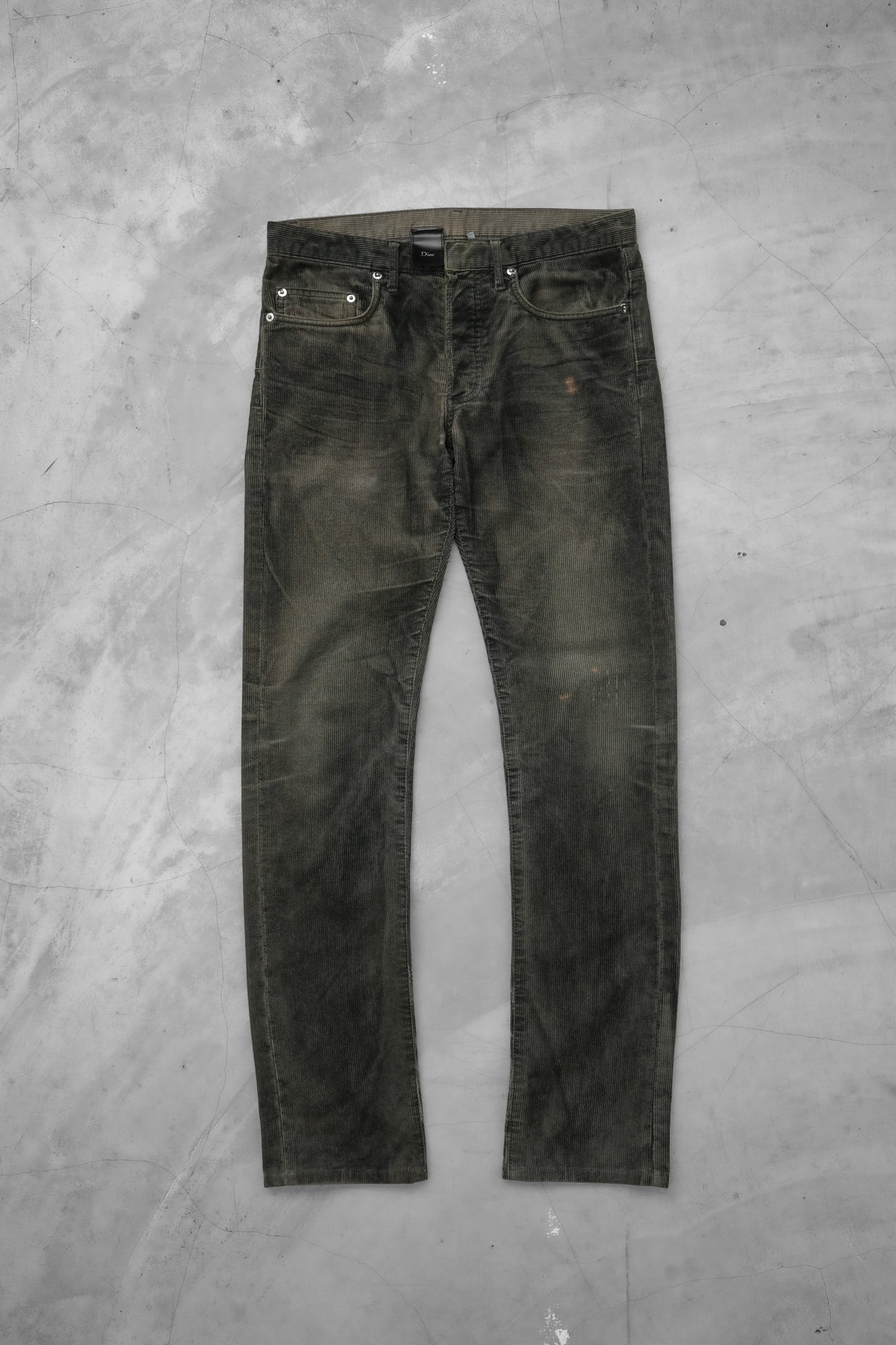 Dior Homme by Hedi Slimane F/W2004 “Victim of the Crime” - Waxed Corduroy Jeans