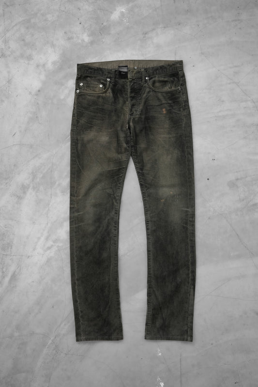 Dior Homme by Hedi Slimane F/W2004 “Victim of the Crime” - Waxed Corduroy Jeans