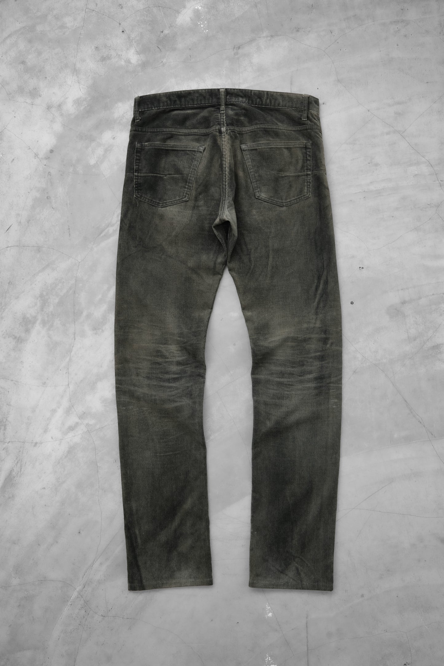 Dior Homme by Hedi Slimane F/W2004 “Victim of the Crime” - Waxed Corduroy Jeans