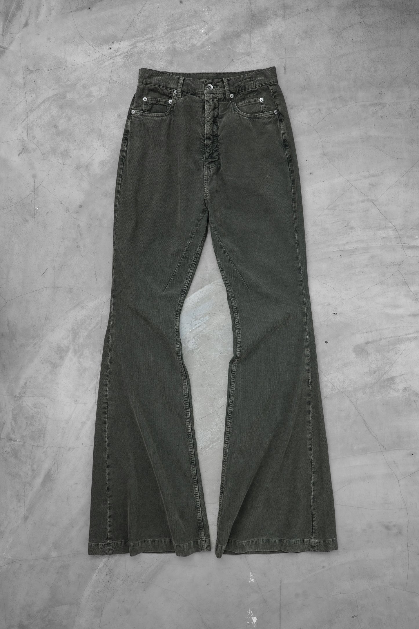 Rick Owens DRKSHDW F/W2023 - Bolan Bootcut Pants- Hustler Blue