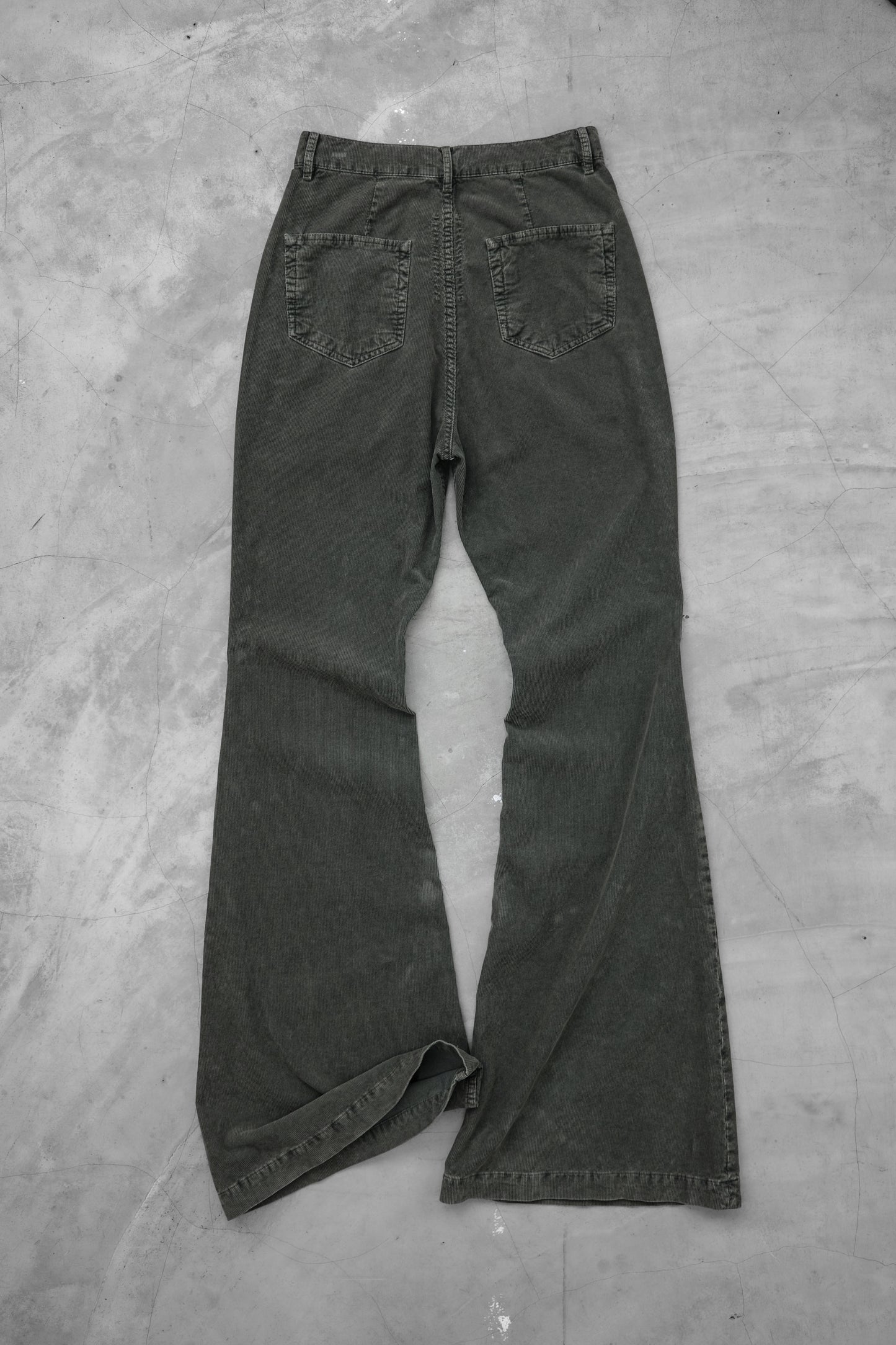 Rick Owens DRKSHDW F/W2023 - Bolan Bootcut Pants- Hustler Blue