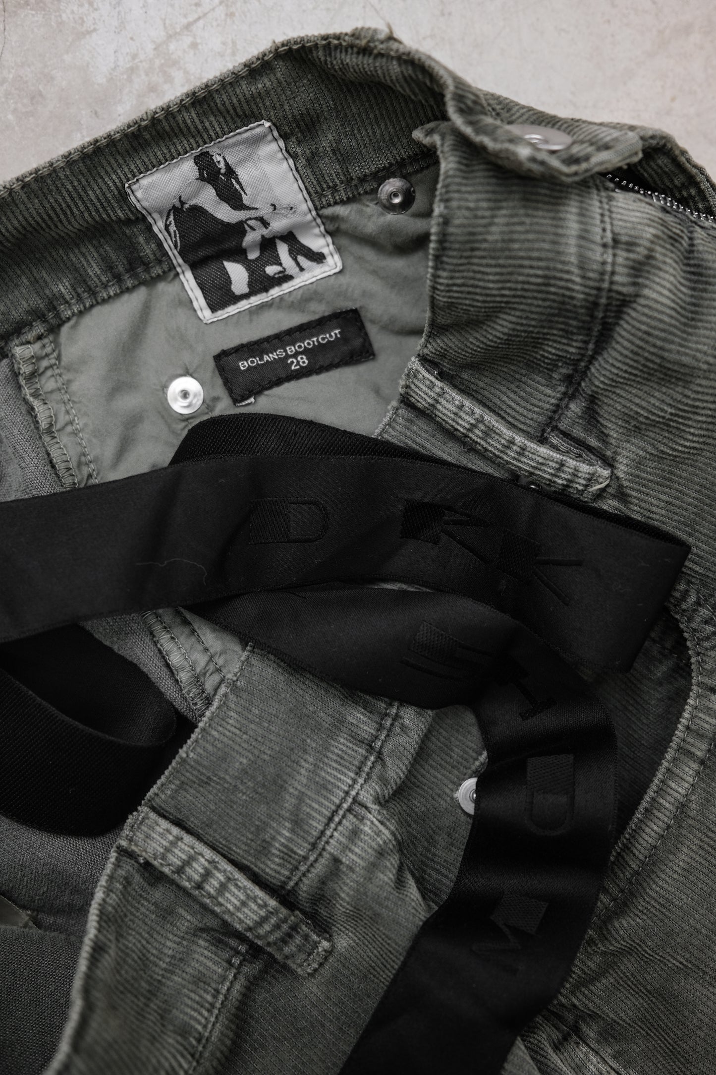 Rick Owens DRKSHDW F/W2023 - Bolan Bootcut Pants- Hustler Blue