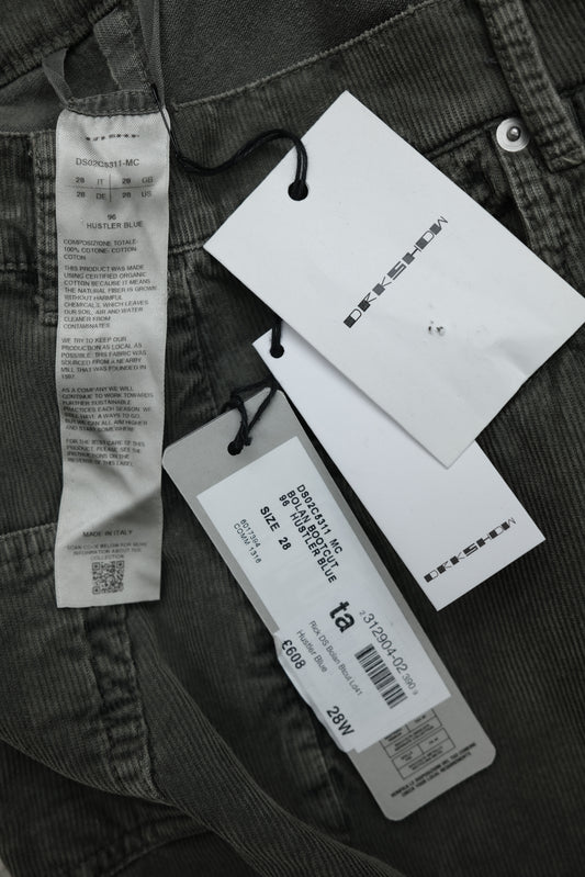 Rick Owens DRKSHDW F/W2023 - Bolan Bootcut Pants- Hustler Blue