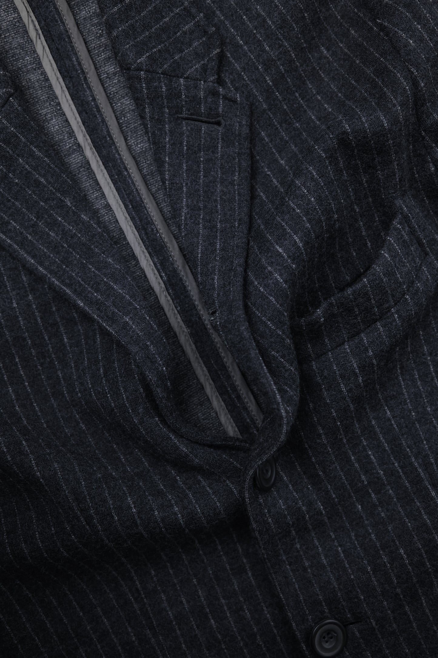 Dries Van Noten 1980s - Pinstriped Wool Twill Blazer