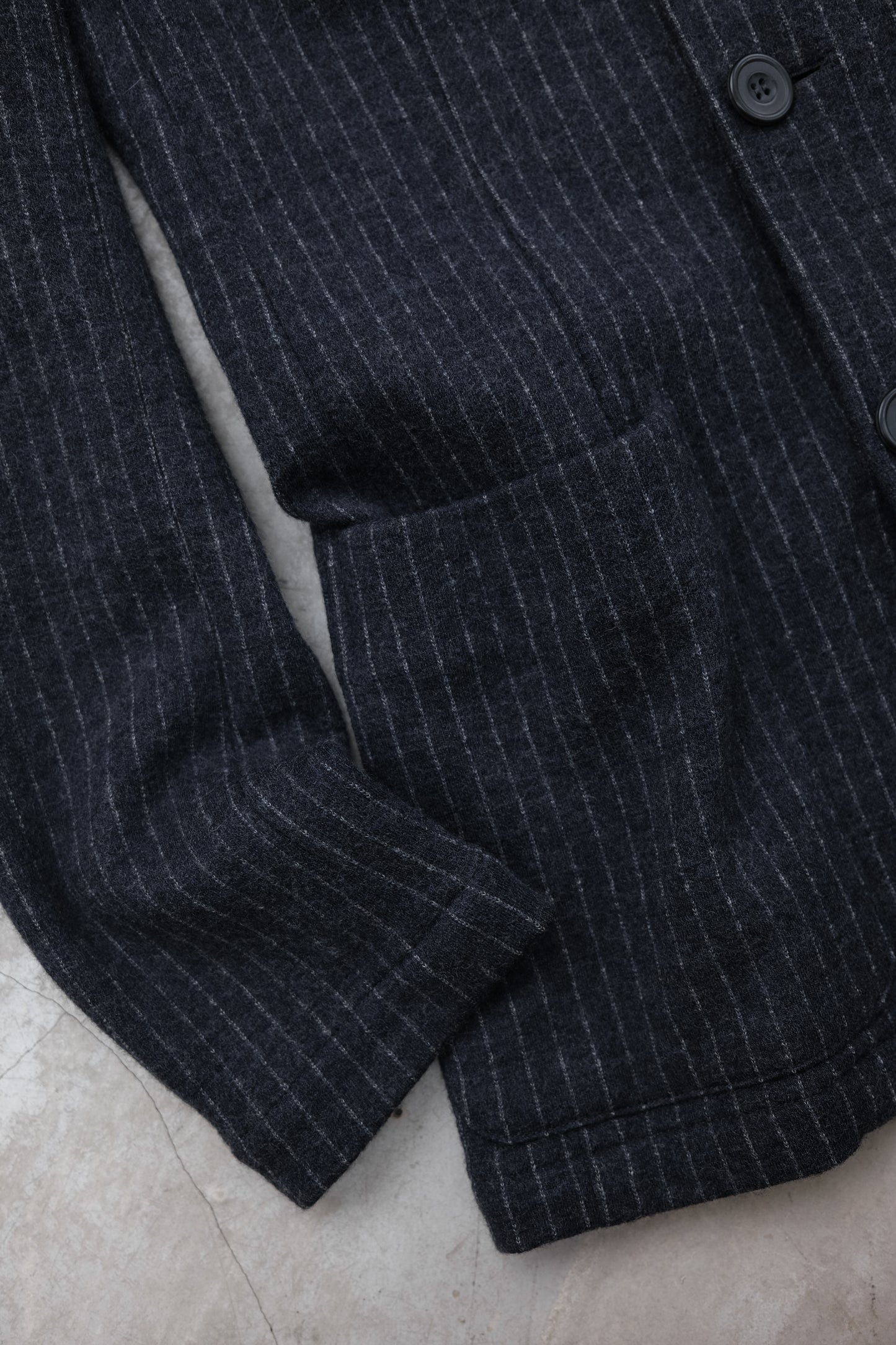 Dries Van Noten 1980s - Pinstriped Wool Twill Blazer