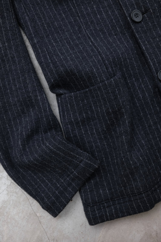 Dries Van Noten 1980s - Pinstriped Wool Twill Blazer