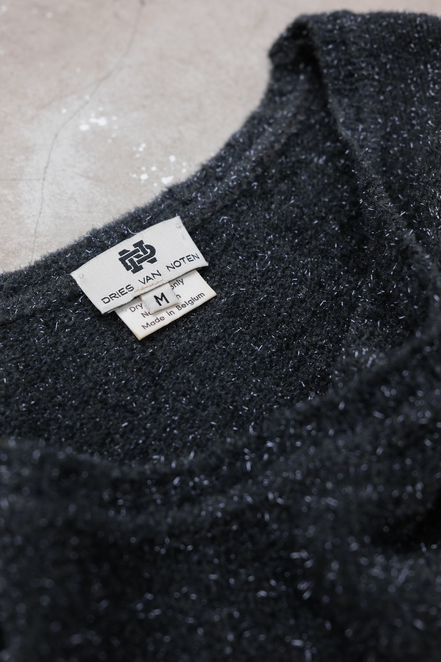 Dries Van Noten 1990s - Glitter Knit Tunic