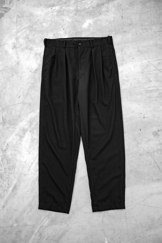 Yohji Yamamoto POUR HOMME 1980s - Wool Gabardine Tapered Trousers