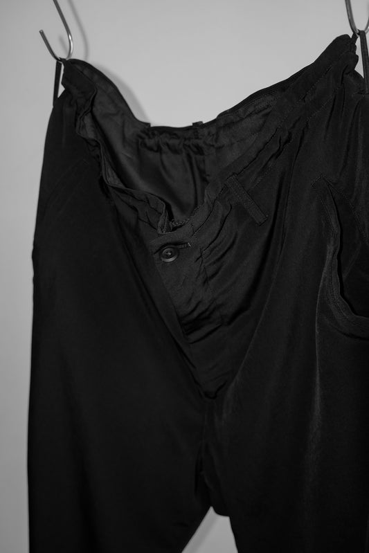 Yohji Yamamoto POUR HOMME S/S2024 - Tapered-Leg Cropped Trousers