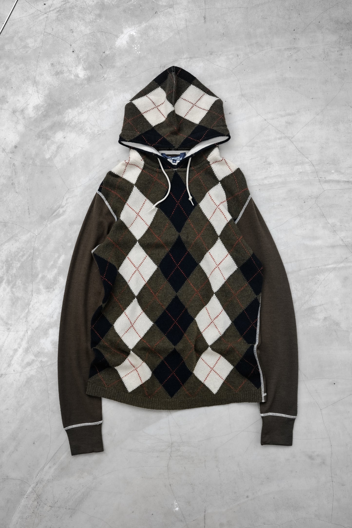 Junya Watanabe Man F/W2011 - Argyle Hooded Sweater