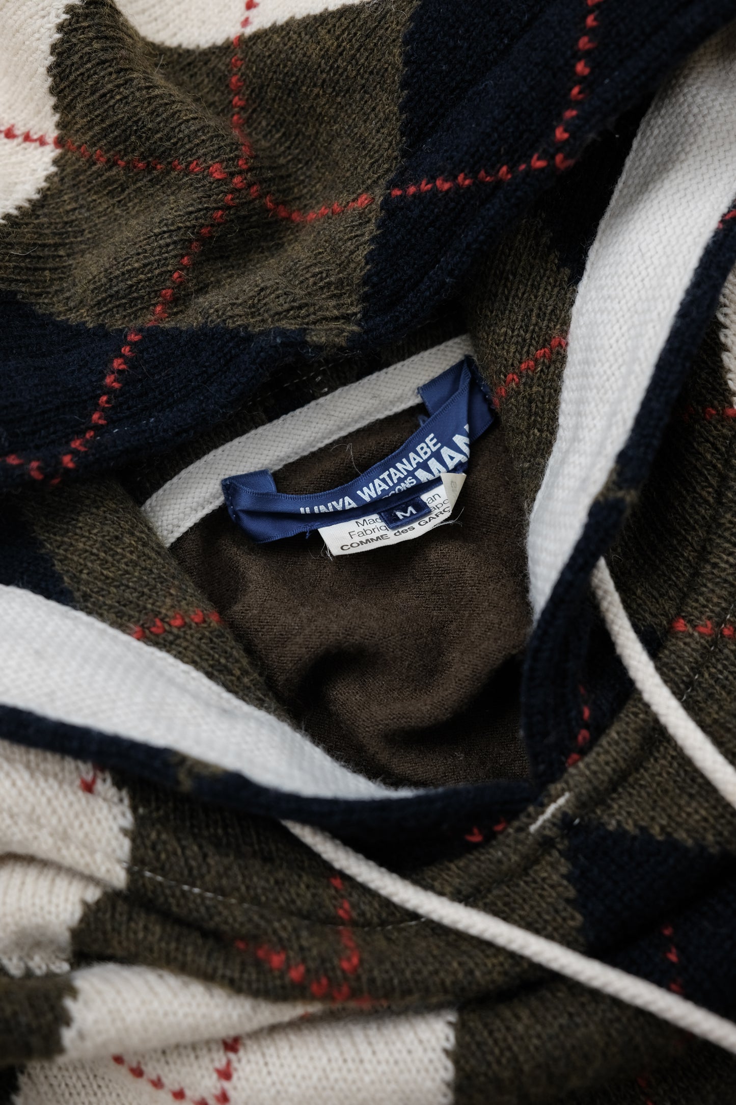 Junya Watanabe Man F/W2011 - Argyle Hooded Sweater
