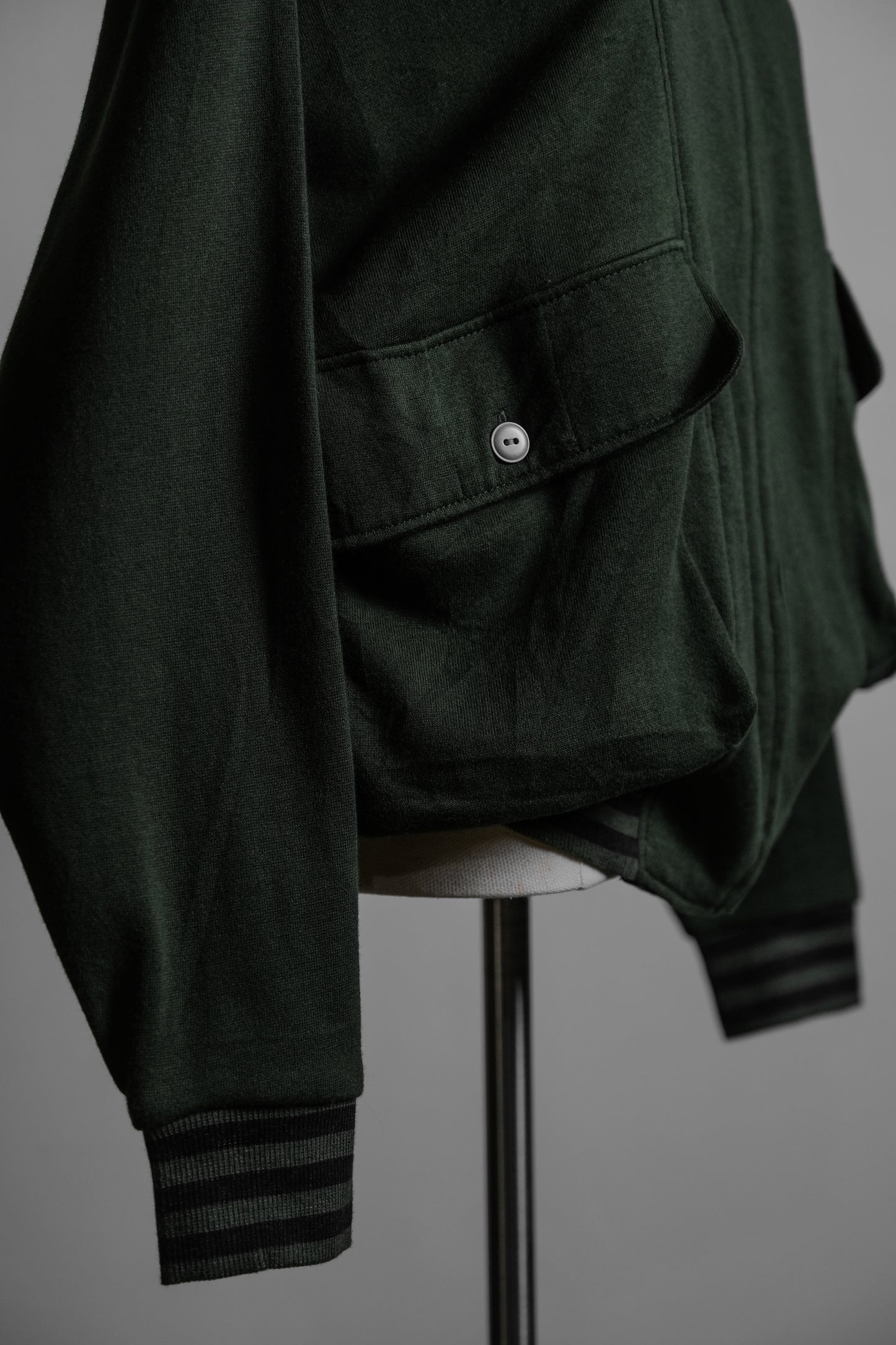 HAI SPORTING GEAR by ISSEY MIYAKE 1980s - Boxed Zip-up Hoodie