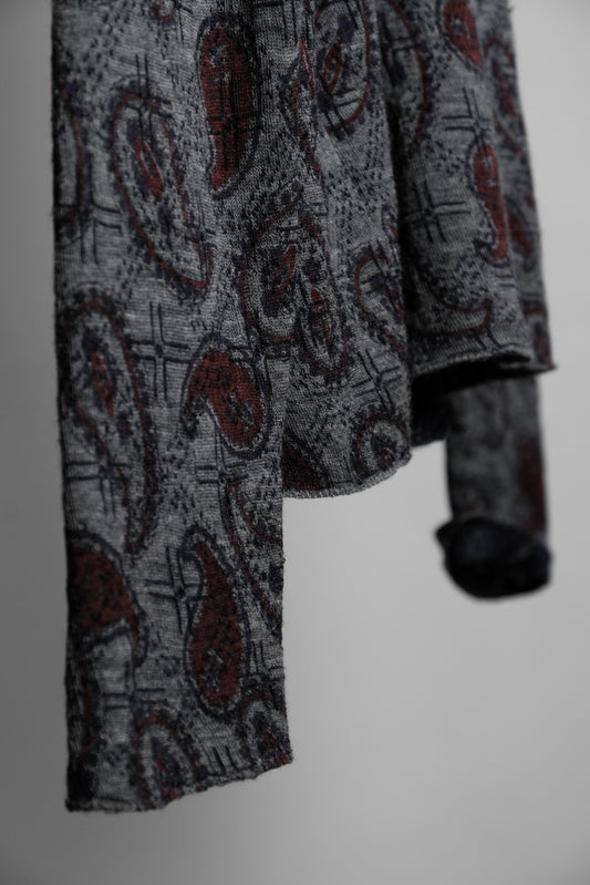 COMME des GARÇONS HOMME by Keiichi Tanaka AD1999 - Paisley Knitted Top