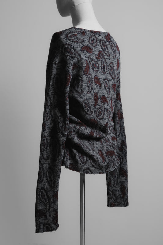 COMME des GARÇONS HOMME by Keiichi Tanaka AD1999 - Paisley Knitted Top