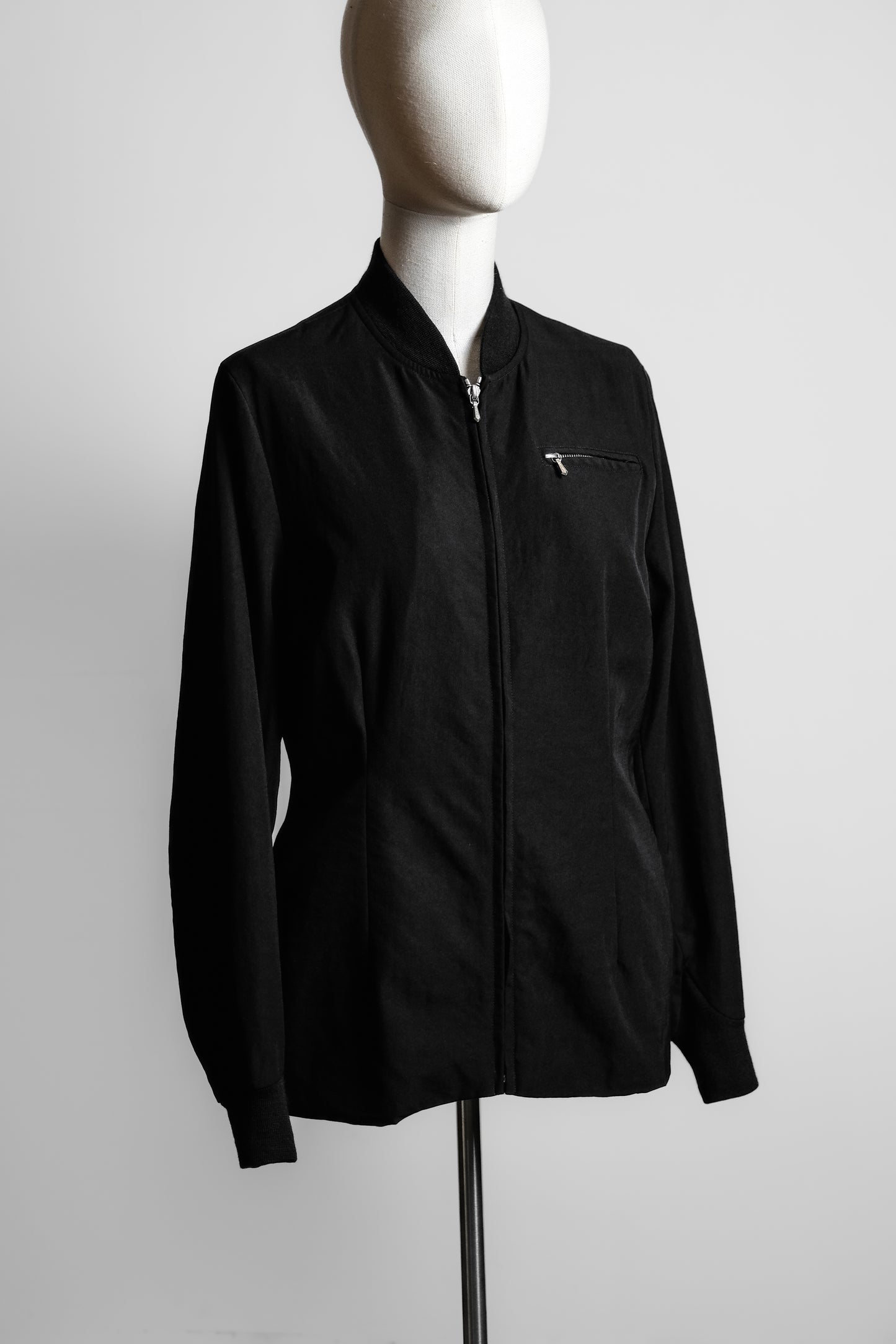 Katharine Hamnett 1990s - riri-zip Wool Tailored Bomber