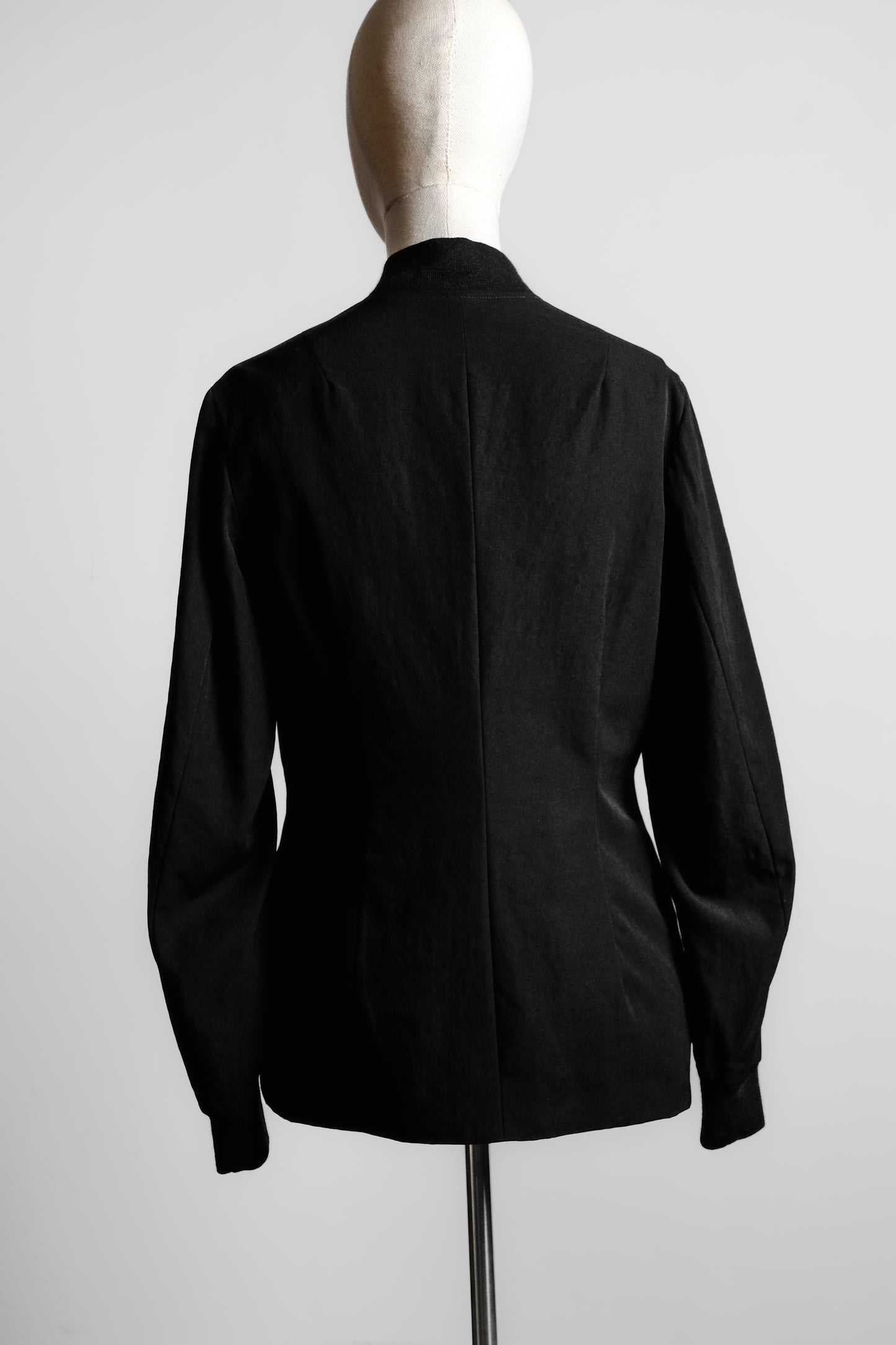 Katharine Hamnett 1990s - riri-zip Wool Tailored Bomber