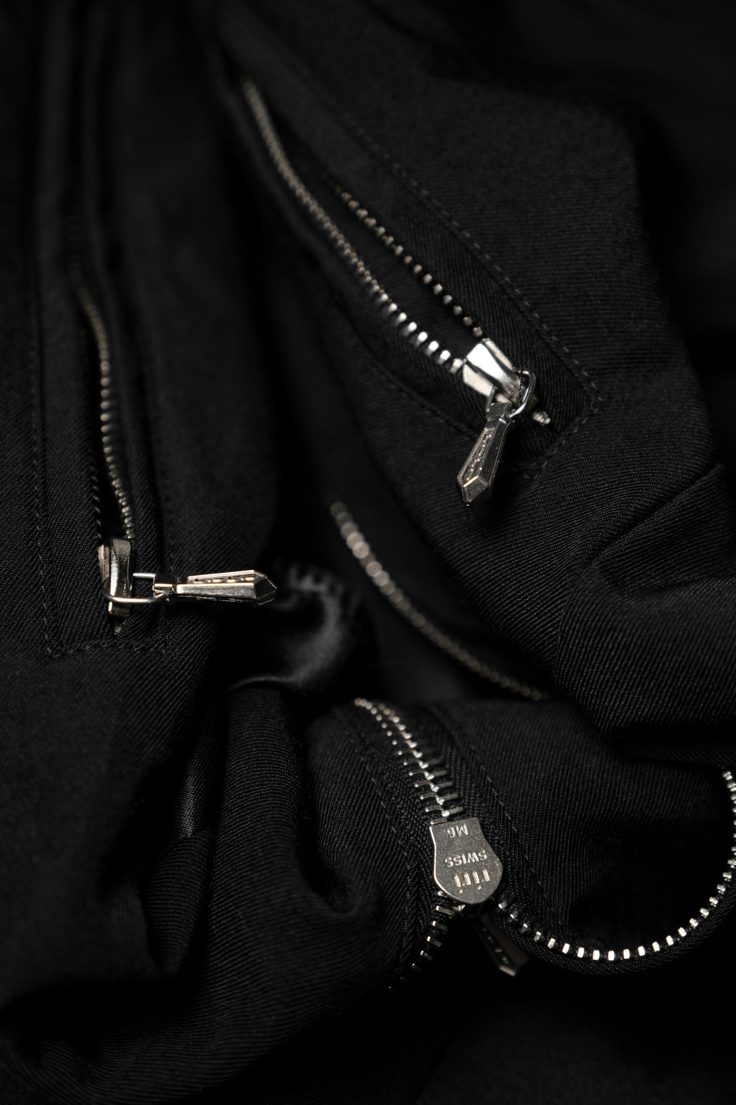 Katharine Hamnett 1990s - riri-zip Wool Tailored Bomber