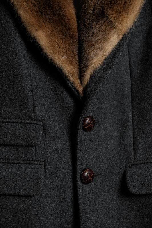 DSQUARED² A/W 2005 - Chester Coat with Mink Fur Collar