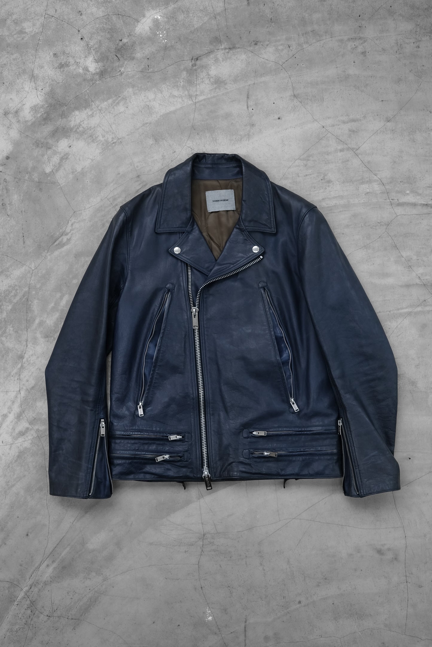 Undercover F/W2013 “Anatomicouture" - Calf Leather Double Rider Jacket