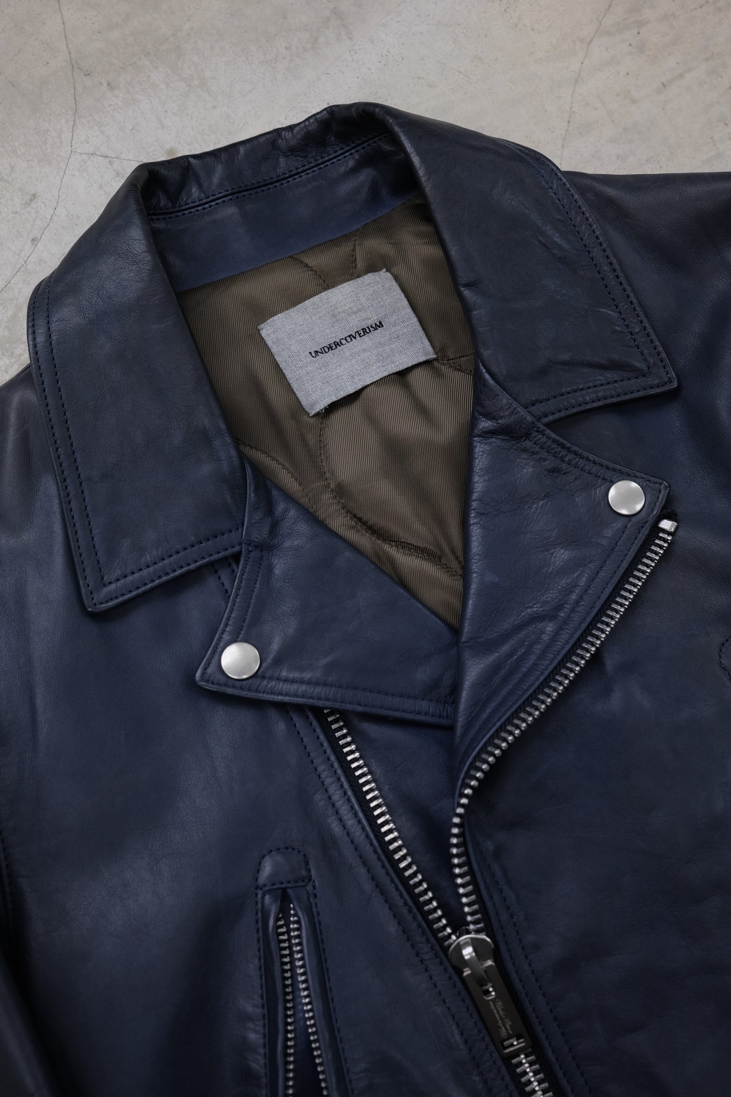 Undercover F/W2013 “Anatomicouture" - Calf Leather Double Rider Jacket
